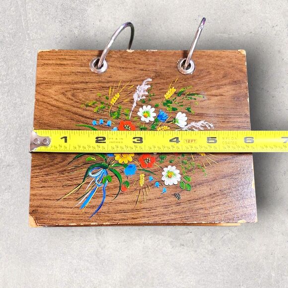 Vintage German-American Ladies San Diego Community Cookbook Wood Cover 1970s MCM - Picture 10 of 11